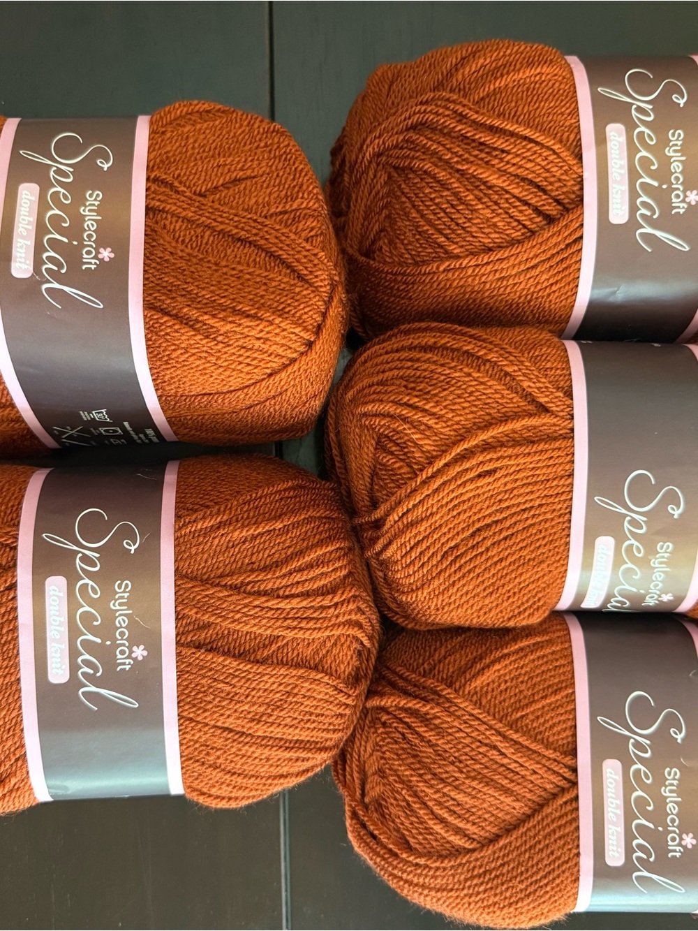 Stylecraft Special Yarn - Rust Orange - Copper - 6 Skeins